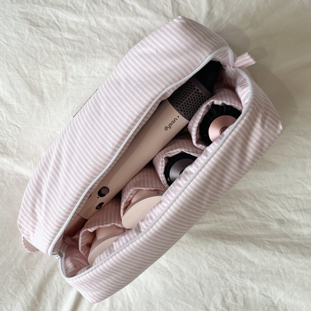 Travel Bag na suszarkę - Pink Striped