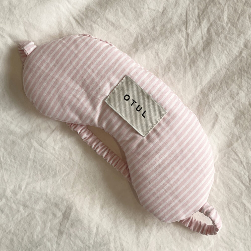 Opaska na oczy Pink Striped